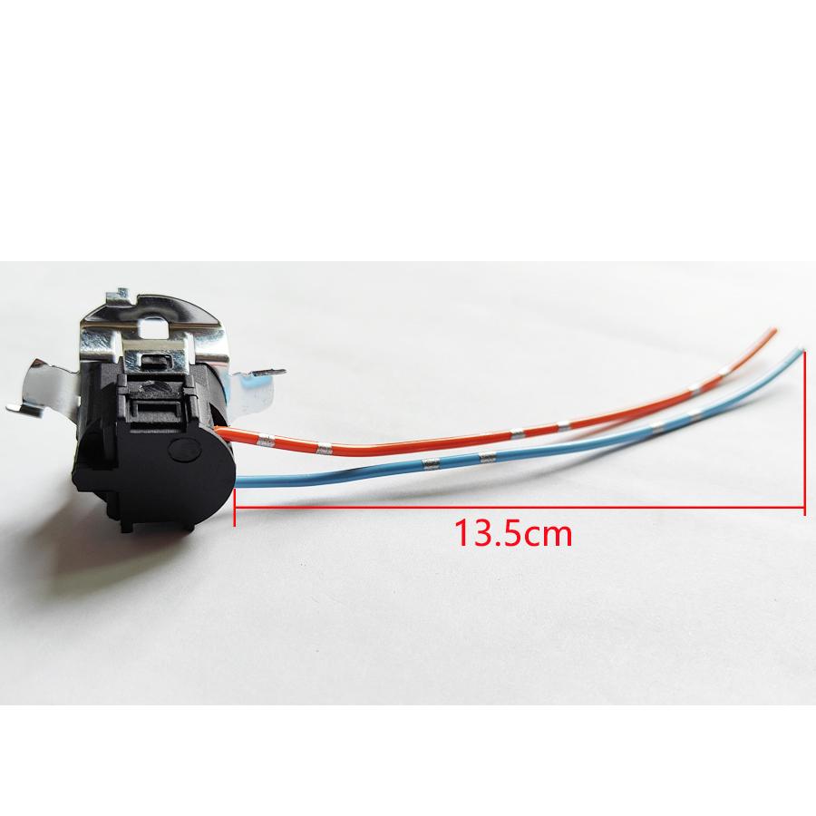 NHAUTP 2pcs H7 Halogen Lamp Socket Holder For Volkswagen Sagitar Car Light Bulb Base Connector Wiring Harness Adapter