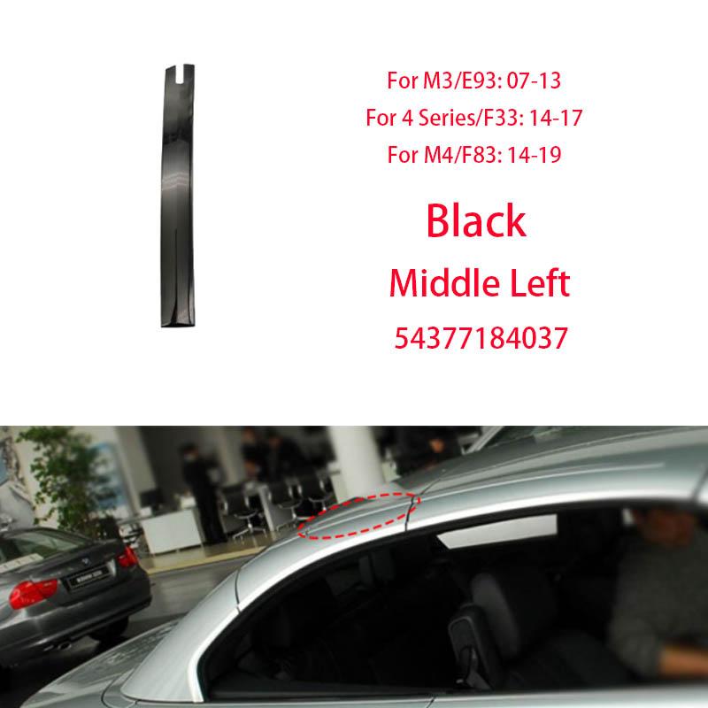 For BMW M3 M4 4 Series E93 F33 F83 420 425 430 Car Left / Right Hinge Covers Roof Convertible Trim Strip Accessory