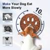A pet bone 304 stainless steel footprint dog bowl slow food bowl large capacity feeding pet bowl non-slip bone dog meal tray med