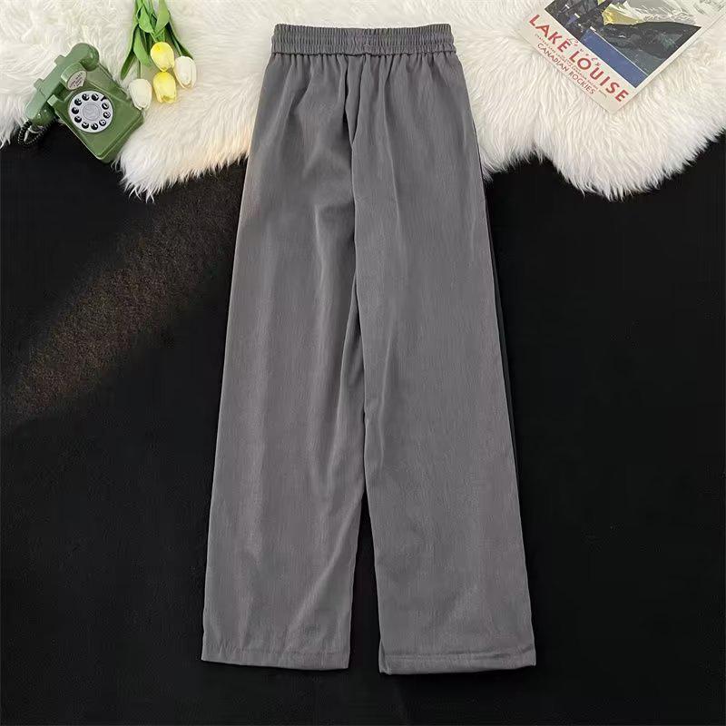 Men's Retro Casual Color Block Stripe Wide-Leg Joggers