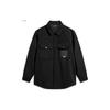 Chaquetas Li Ning Hombre Solapa Negra Moderado Otro AFDT695-1