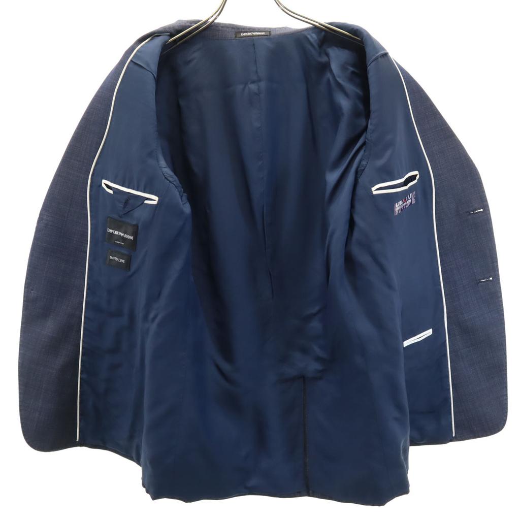 Emporio Armani Italian-made DAVID LINE suit Setup 50 Navy Men's Used