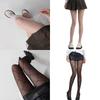 Women's Elegant Japanese Style Sheer Silk Pantyhose Stockings Aesthetic Argyle Bowknot Pattern Tights Summer Leggings