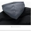 MIIOW Men's Faux Two-Piece Hooded Padded Jacket
