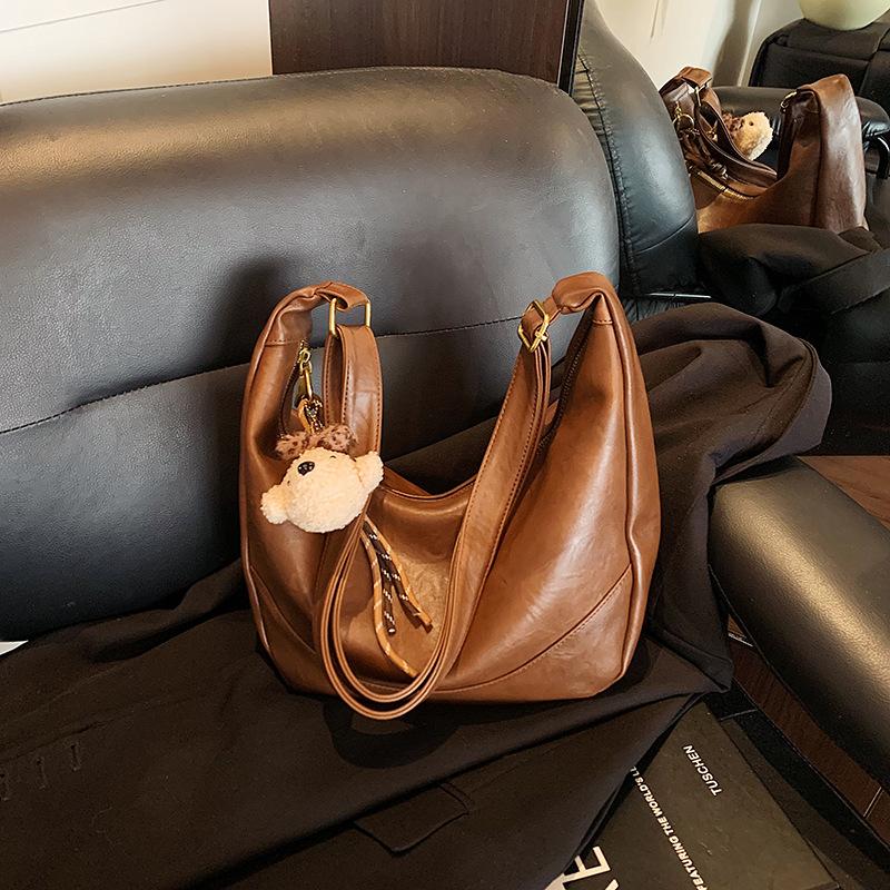 Bag Light Luxury Niche High-end Messenger Bag Women's Bag 2025 New Fashion Autumn and Winter Retro Shoulder Bag Dumpling Bag