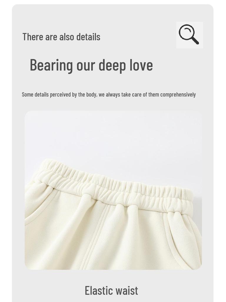 Pantalon de jogging style coréen pour filles en bas âge DUUDUU - Collection Printemps 2026