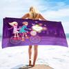 Love Series Pattern Seaside Vacation Beach Towel Swimming Bath Towel Microfiber Towel