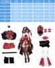 VTuber Cosplay Houshou Marine Cosplay VTuber Cosplay Captain Virtual YouTuber VTuber Cosplay Hololive Size [NOKIJP] Costume, Marilyn, Costume,