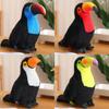 Toucan Plush Animal Toy With Short Hair And Lightweight Design For Kids Gift And
