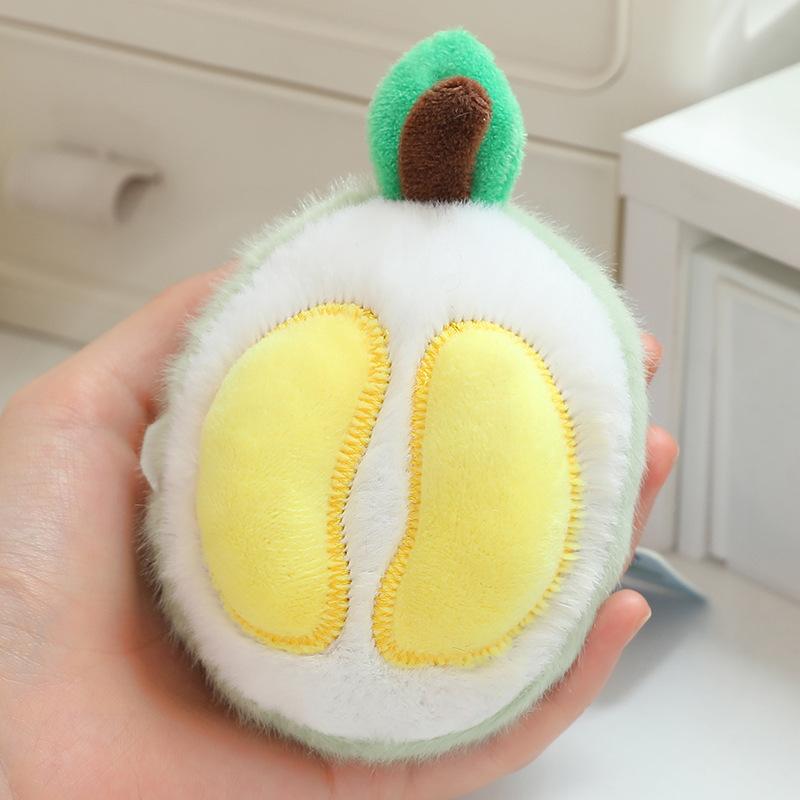 Cute Fruit Keychain Girls Bag Pendant School Bag Back Plush Toy Doll Wedding Throwing Doll