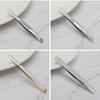 Polished Stainless Steel Multipurpose Ingrown Hair Removal Eyebrow Tweezers Beards Tool Plucking Eyebrows