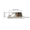 L Shaped Electric Guitar Bridge Saddles Fixing Guitar Bridge Guitar Bridge 6 Strings Electric Guitar Bridge Screws Set
