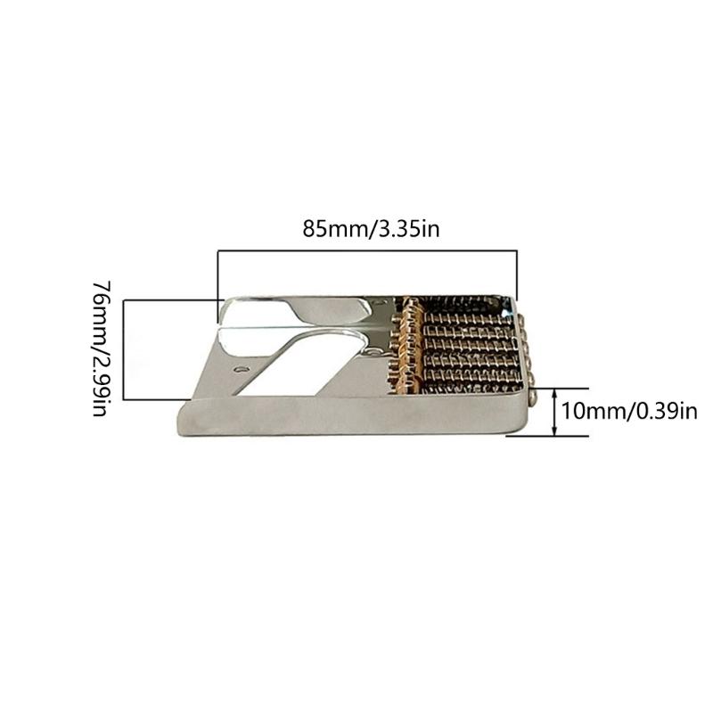 L Shaped Electric Guitar Bridge Saddles Fixing Guitar Bridge Guitar Bridge 6 Strings Electric Guitar Bridge Screws Set