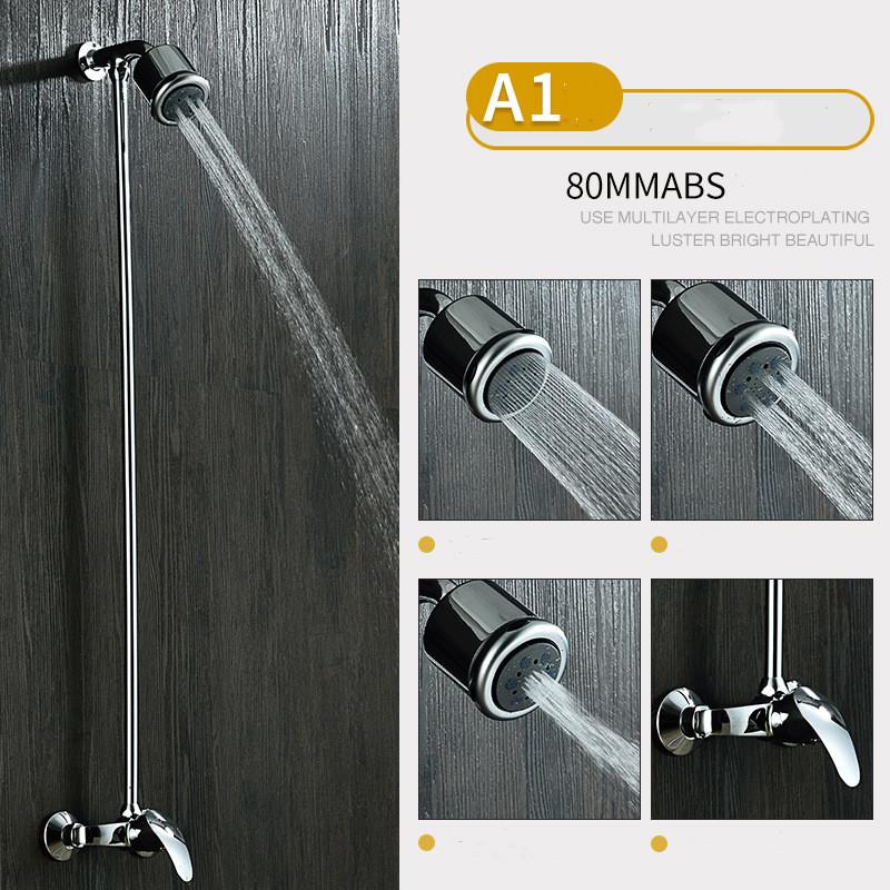 Bathroom Single Lever Shower Faucet Set Wall Mounted Chrome Brass Single Lever Hot cold Shower Faucet set