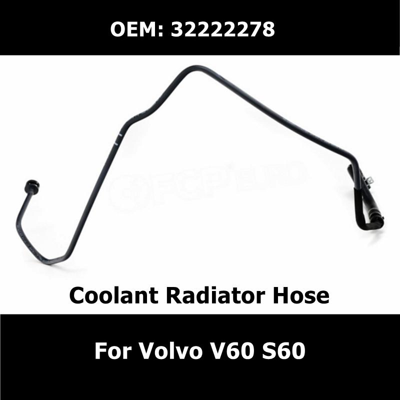 

32222278 31336942 Car Engine Cooling System Water Pipe Coolant Radiator Hose for Volvo S80 S60 V60 XC60