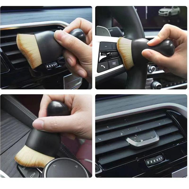 Car Center Console Air Conditioning Outlet Cleaning Brush For BMW M Emblem E46 E36 E34 F10 E90 F30 E60 F30 E53 E30 E92 E87