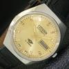 GEBRAUCHTE VINTAGE CITIZEN AUTOMATIC 8200 JAPAN HERRENUHR MIT GOLDFARBIGES ZIFFERBLATT a434854-2 R123-a434854