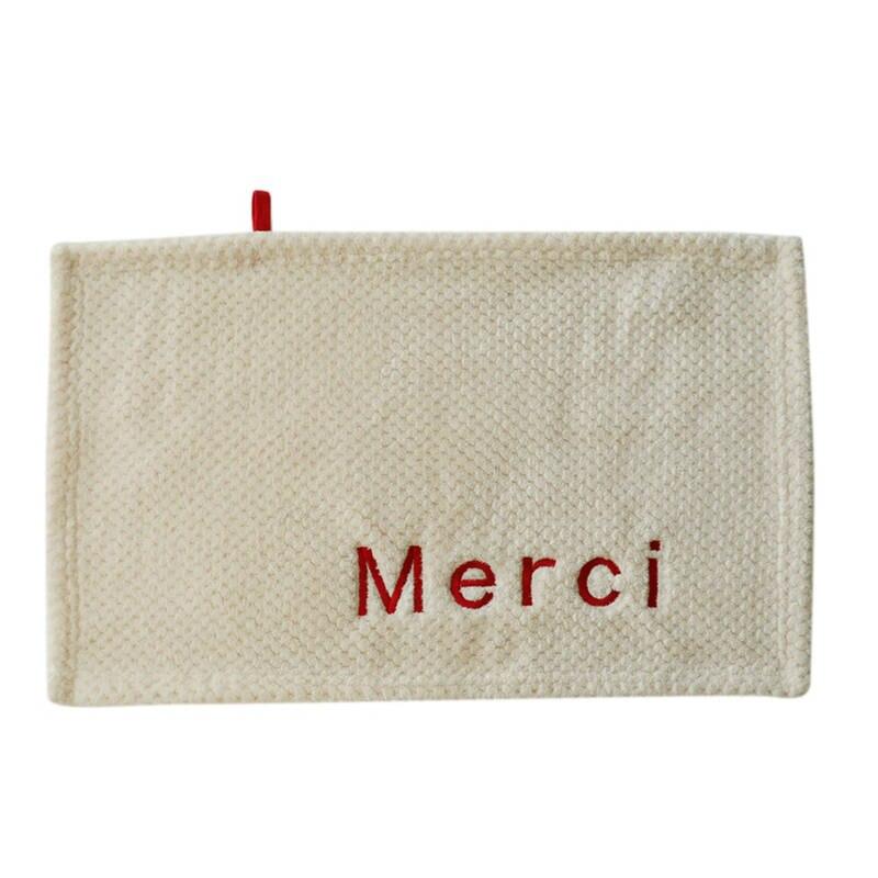 Hand Towel Embroidery Soft Water Absorbent Skin Friendly Home Bathroom
