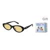 Calvin Klein Polarized Fashion Street Style Narrow Frame Cat Eye Sunglasses Unisex sunglasses CKJ26624SLB