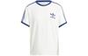 adidas originals Women's Terry 3-Stripes Tee White IT9842