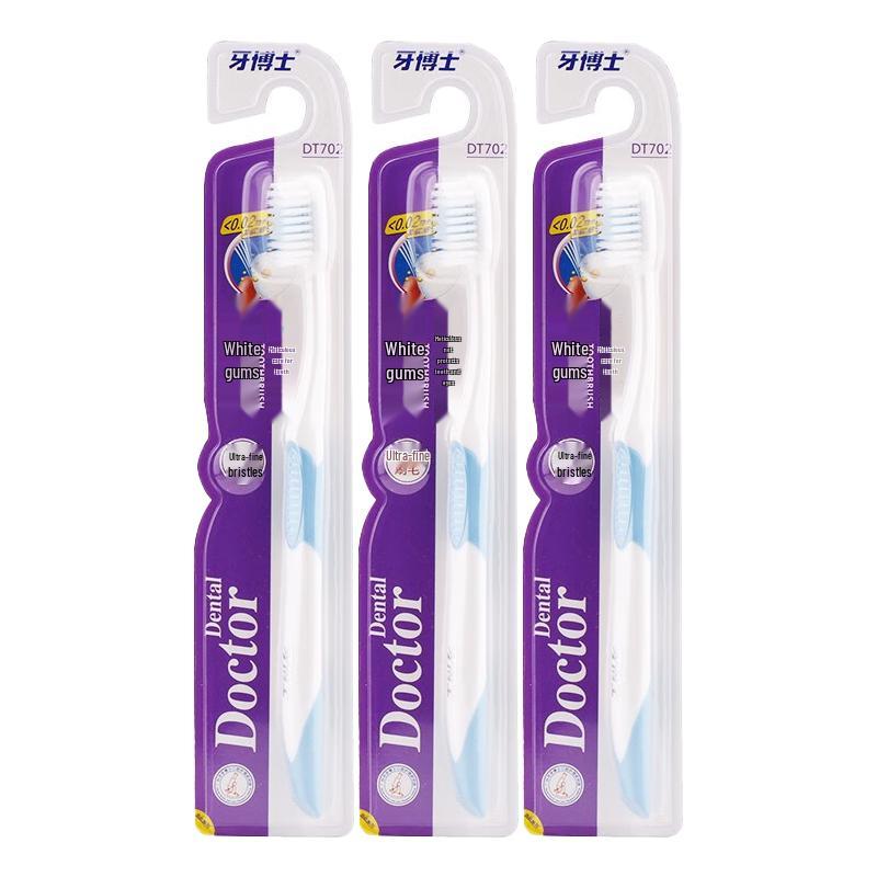 Dr. Ya DT702 Soft Bristle Toothbrush (3-Pack)
