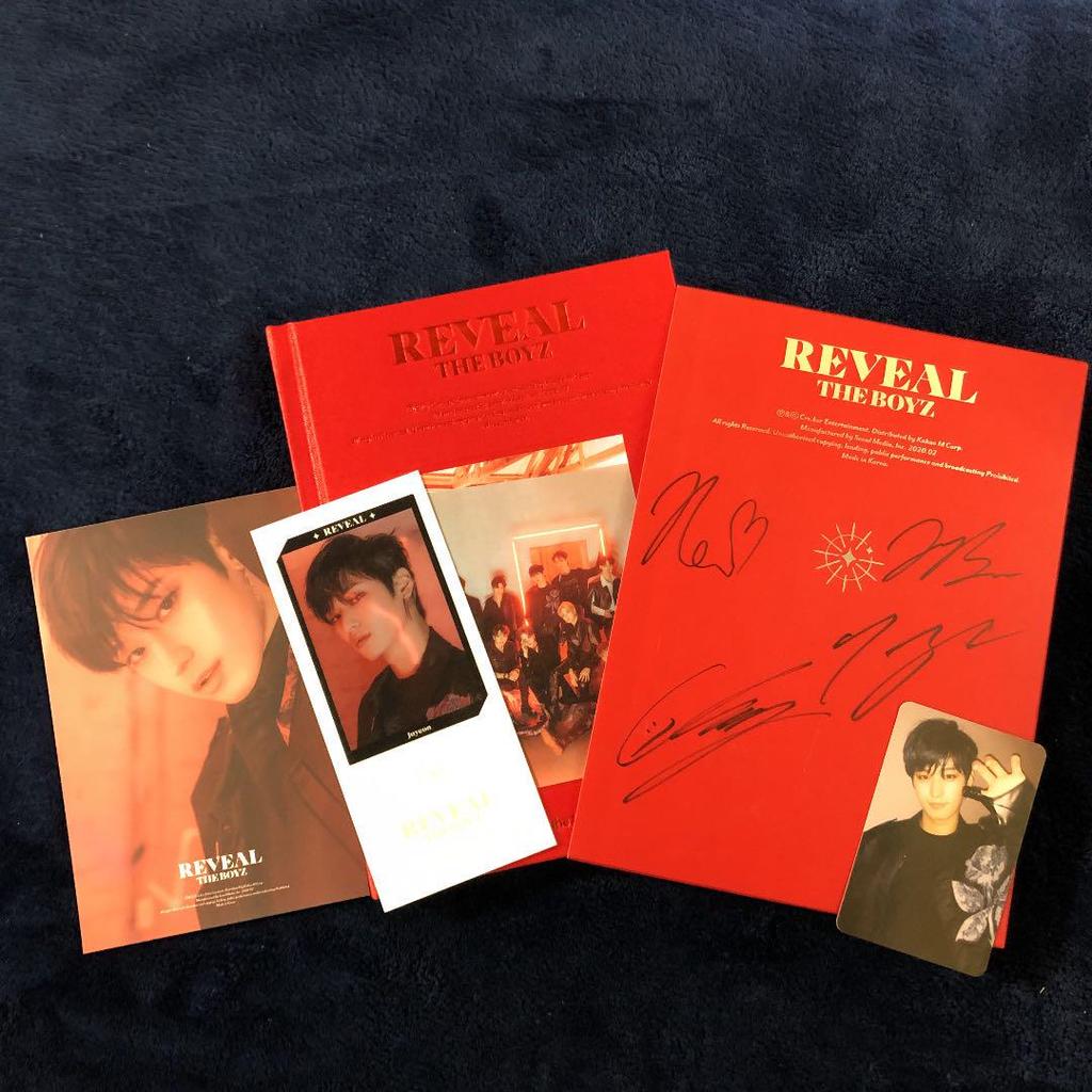 [USED] THE BOYZ album autographed