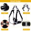 Reflective Dog Harness With D-ring Comfortable Breathable Chest Strap With Quick Release Buckle For