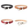 Thin Women's Belt PU Leather Dress Jeans Belt Simple Waist Belt  Streetwear