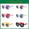 Óculos de Sol Infantis em Formato de Borboleta Com Lentes Polarizadas Tac Para Proteção Solar Uv400
