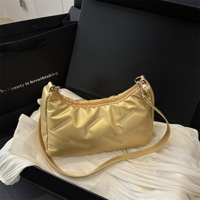 Premium Chain Underarm Bag Women's Summer New Trendy Large-capacity Commuter Dumpling Bag Shoulder Messenger Bag