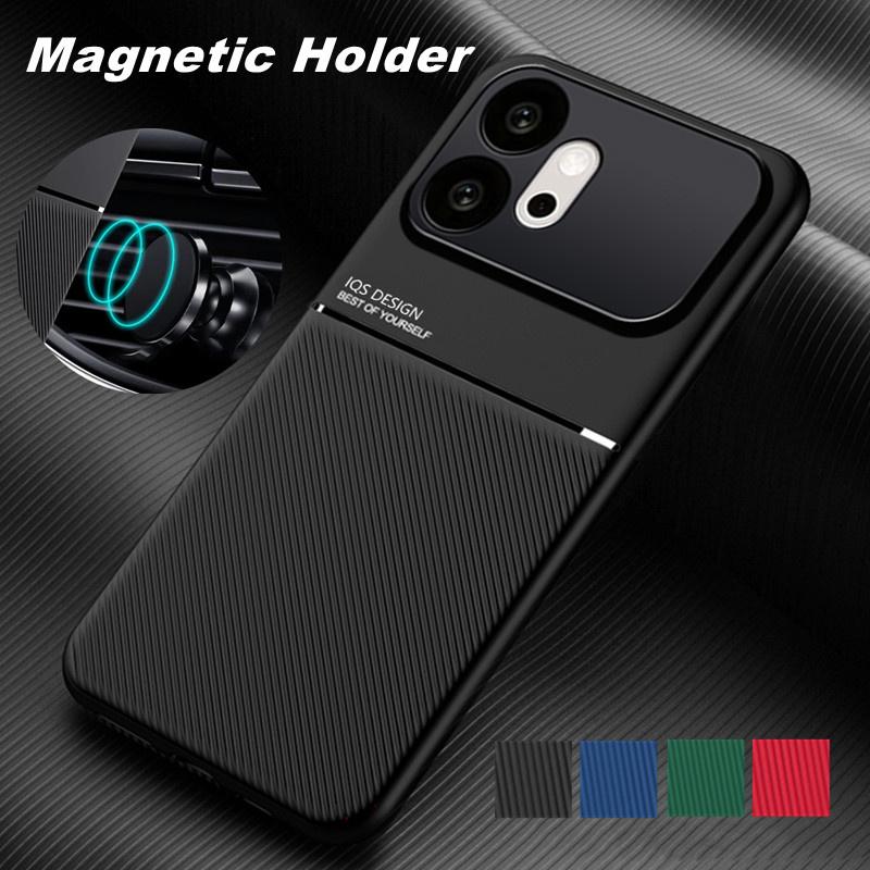 Rugged Non-Slip Case for Honor 600 Pro 600 Lite Protective Cover Magnetic Suction Holder Coque Fundas Capa