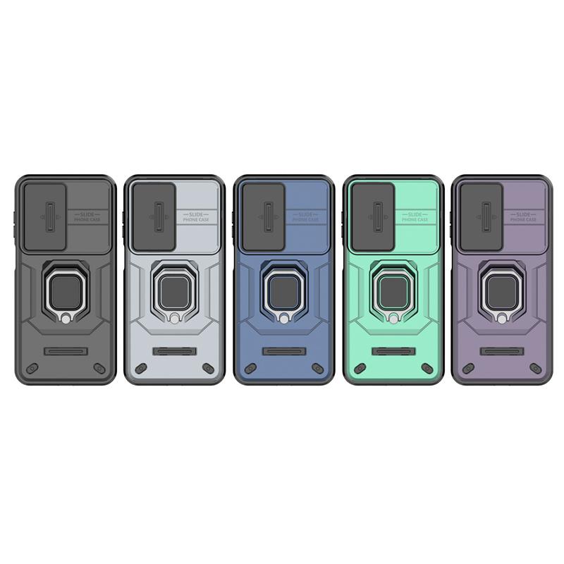 For Samsung A26 Case Cover Samsung Galaxy A26 Capas New Phone Bumper Back Slide Camera Lens Ring Holder Fundas Samsung A26 A 26