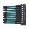10Pcs 1 4in Hex Shank Screwdriver Bit Set Black Phosphating S2 Alloy Steel Impact Resistant Driver Bit Set
