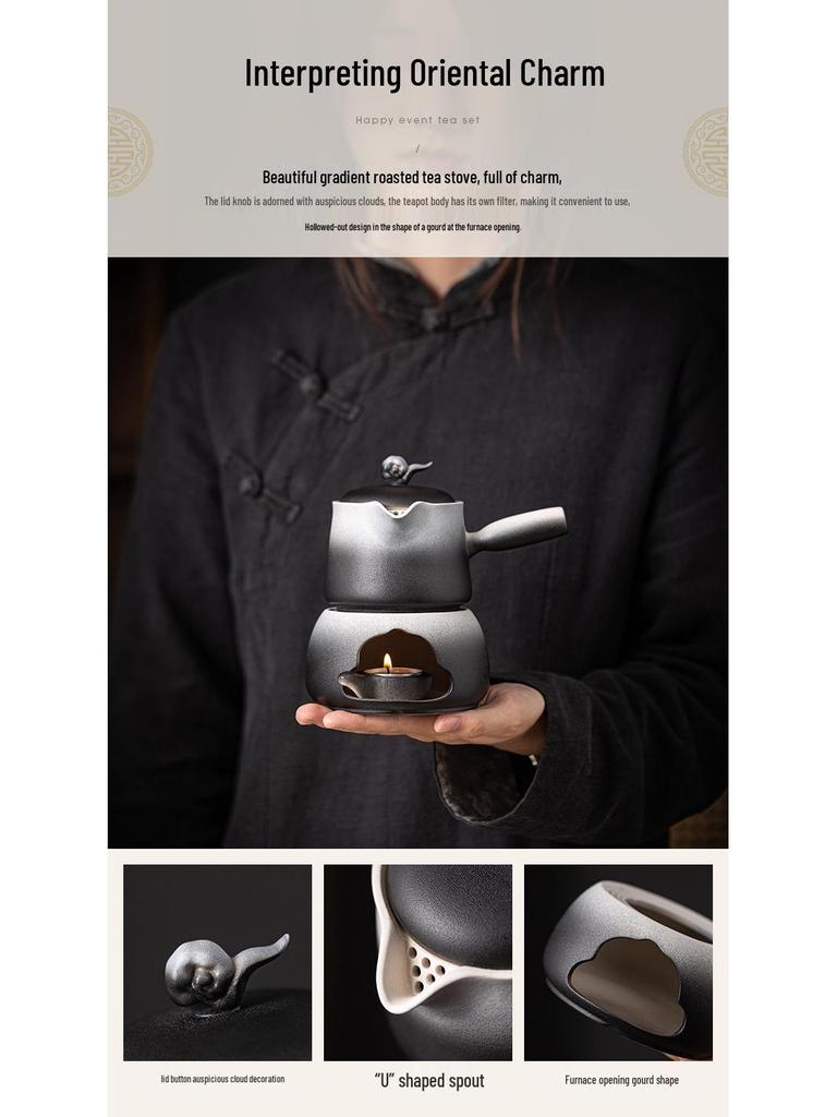 Ceramic Tea Warmer & Aroma Enhancer for Living Room