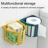 Bathroom Perforated Wall Hanging Shelf Rack Free Iron Bathroom Tissue Holder