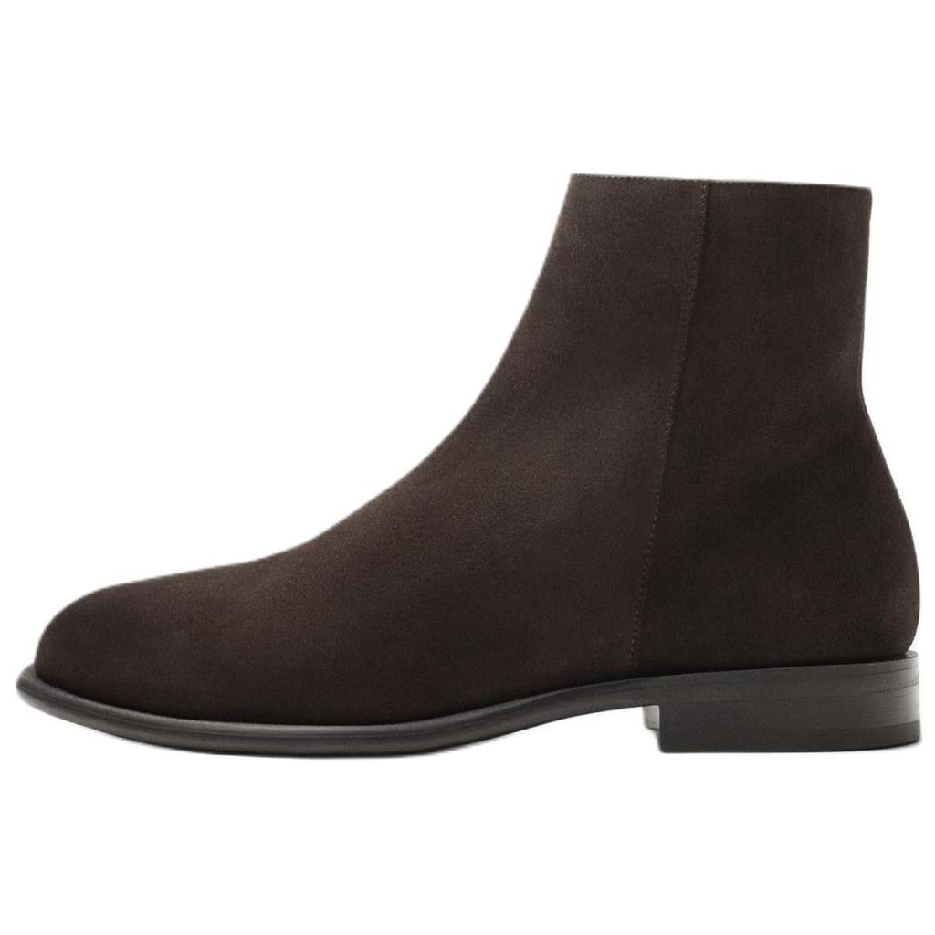 Zara Fashionable Comfortable Versatile Casual Vintage Short Boots Men Boots Brown 12027520-38