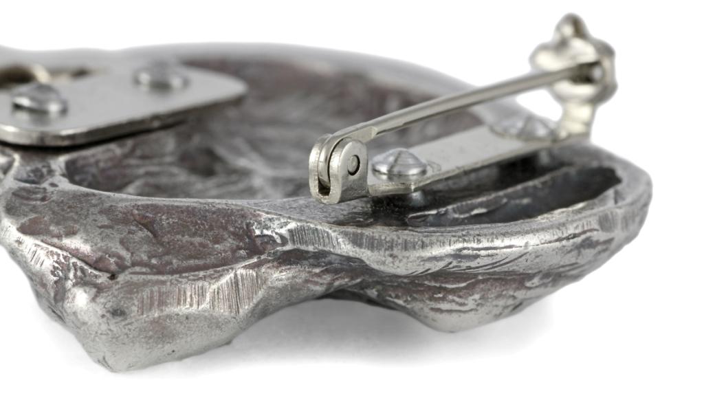 English Springer Spaniel – Brooch with a clip, holder for a start number – Design 02 | Art-Dog