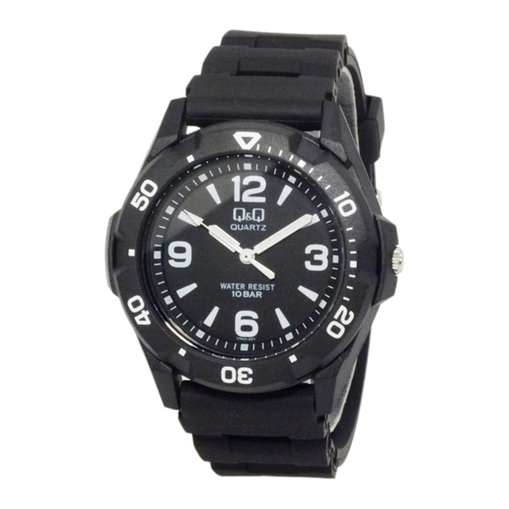Citizen QQ Analog Waterproof Watch with Urethane Strap Men s Black VR44-001