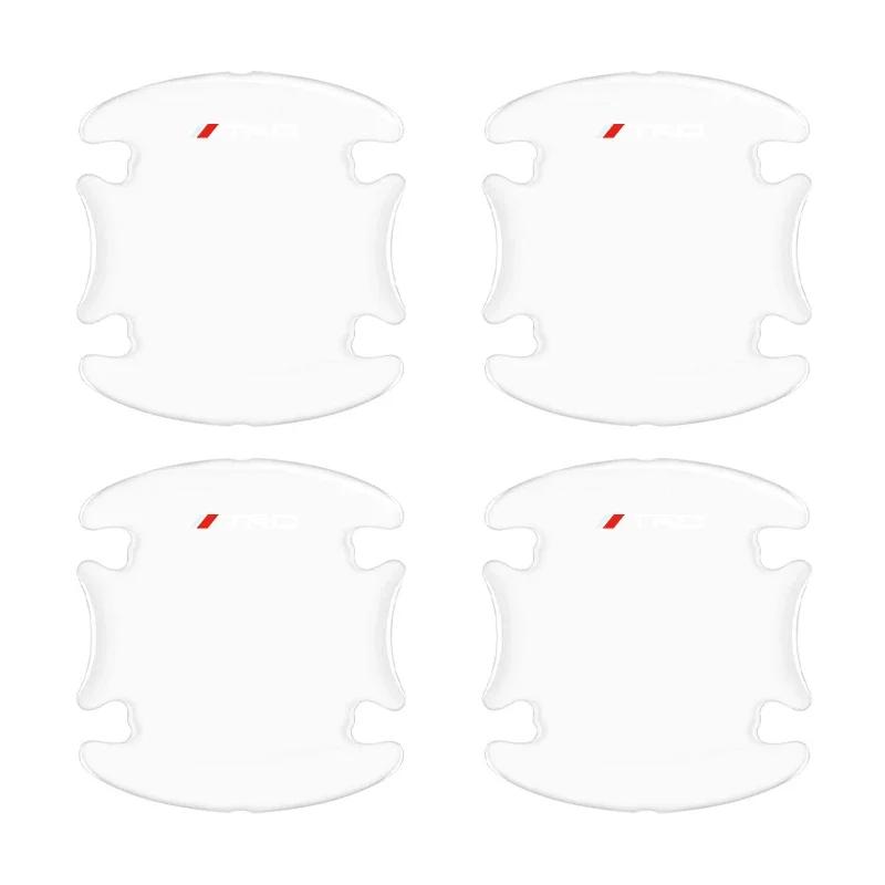 4 st Genomskinliga Bil Dörr Kollisionsskydd Stötfångarlist Klistermärke För Toyota Camry Corolla Yaris Chr Auris Avensis T25