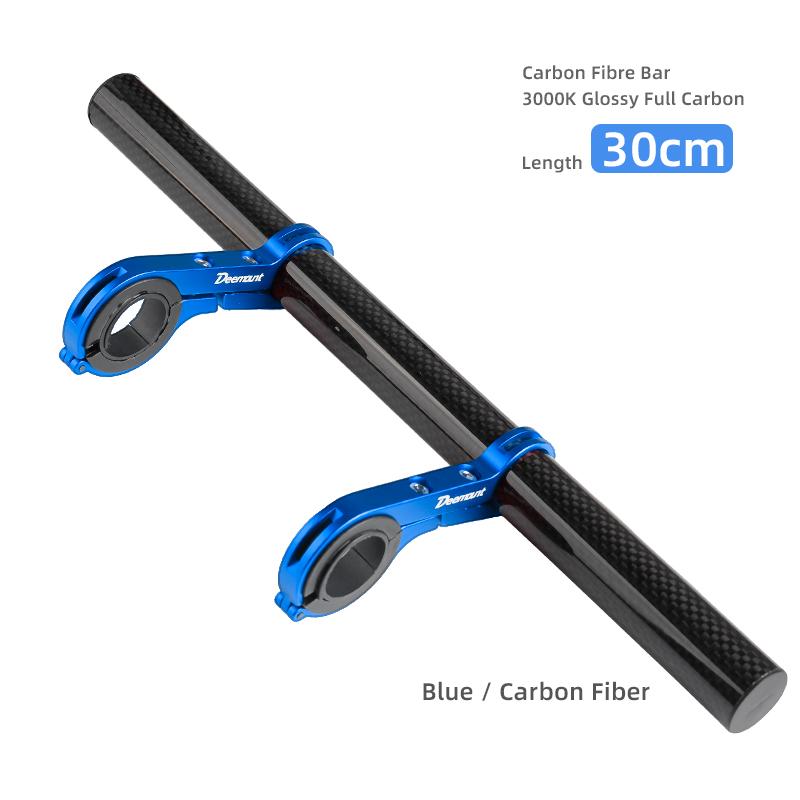10/20/25/30cm Bicycle Handlebar Extended Bracket Bike Headlight Mount Bar Computer Holder Lamp Support Rack Alloy Fiber Stand