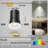 Mengpao Recessed Frameless Curved LED Downlight