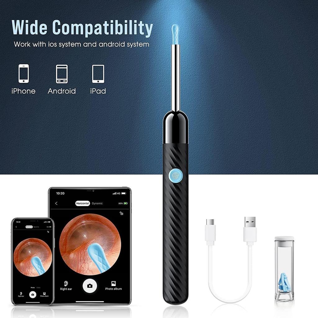 Ear Wax Removal - Earwax Remover Tool - Ear Canal Cleaner with 1080P Camera