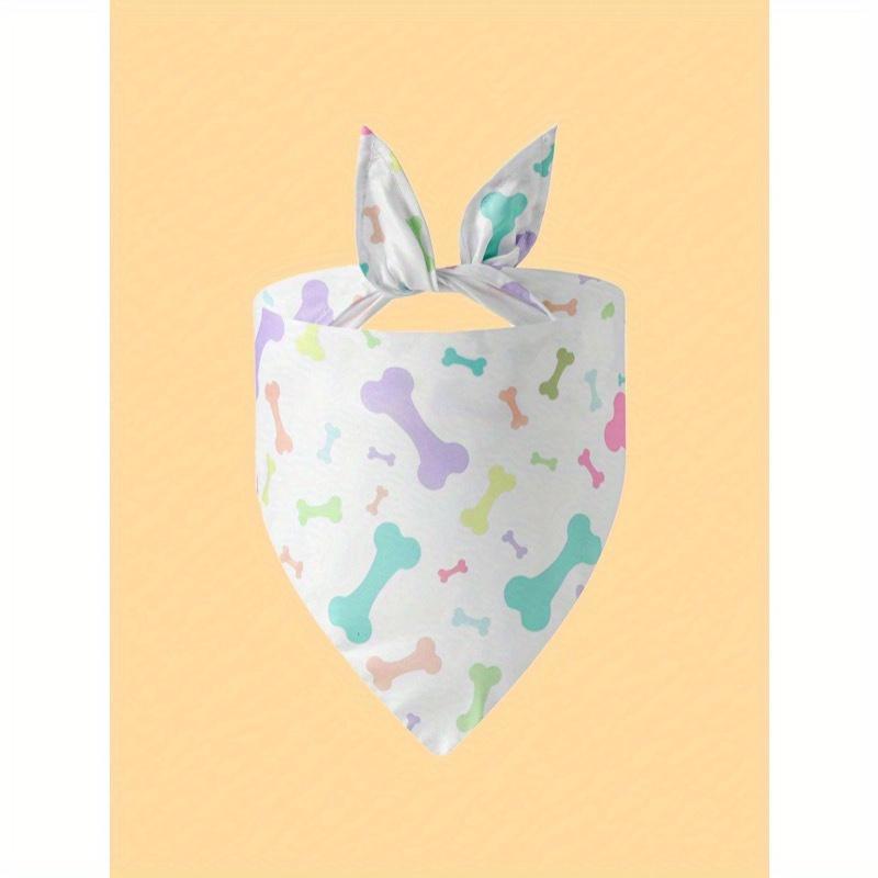 

1 шт. Мягкая моющаяся бандана для домашних животных для кошек и собак, пасхальная тематика XS разноцветный