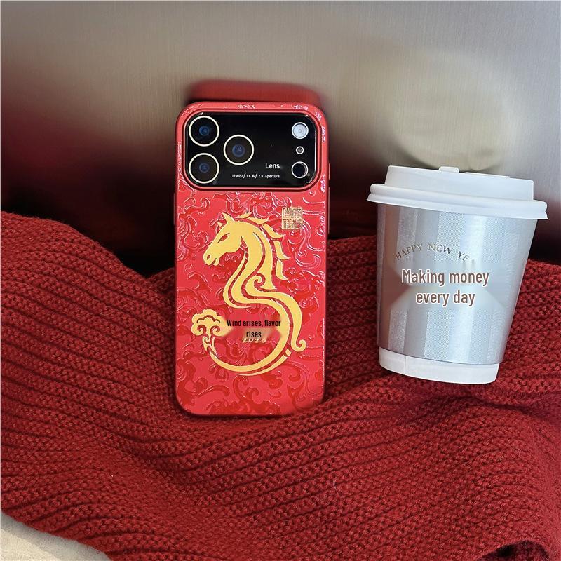 

Apple iPhone 16 Pro Max New Year Horse to Success Drop-Proof Hard Case with Large Window 15