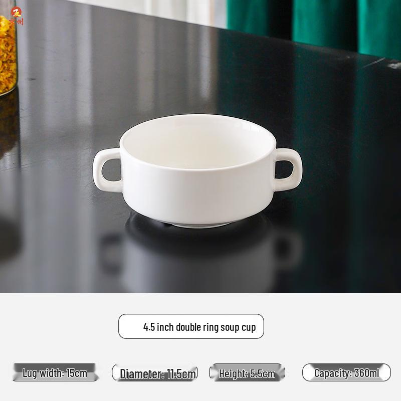 Jingzhou Ceramic Double-Boiler Stew Pots and Bowls