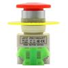 22mm Emergency Stop Switch Push Button 660V 10A Red Sign Mushroom Emergency Stop Switch Dustproof Waterproof for Industry