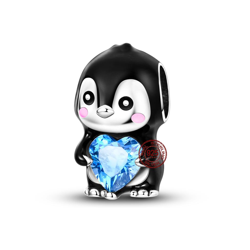 Copper Pet Animal Series Puppy And Kitten Cute Pet Lovely Charm Beads Suitable For 3Mm Original Bracelet Diy