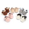 Unisex Cartoon Winter Baby Velcro Cotton Shoes, Soft Sole, Warm for Toddlers Aged 0-1 Year