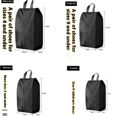 Waterproof Shoe Organizer Bag, Foldable, Dustproof, Storage Bags for Travel, Machine Washable, 1 Pc