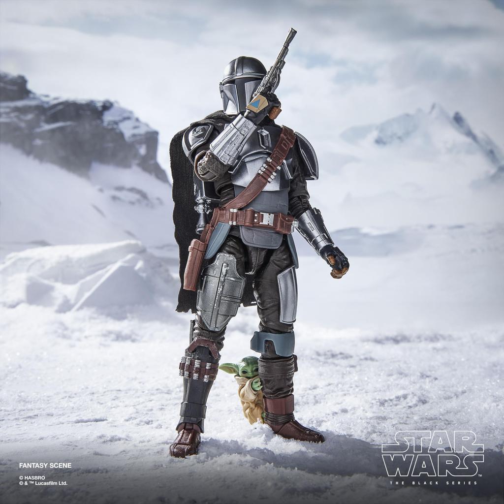 Hasbro STAR WARS Black Series Star Mandalorian and Glogo Deluxe Collection 15cm Action Figure G2514 Wars/The (Authentic)